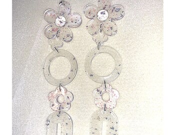 Flower and friends earrings