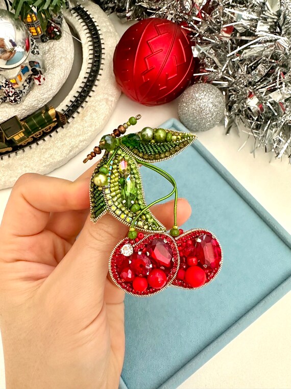 Embellished brooch sale