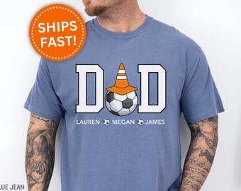 Soccer Dad Shirt, Custom Soccer Dad Shirt for Soccer Dad Father's Day Gifts for Soccer Dad T-Shirt Soccer Dad Tee Shirt (KC0364)