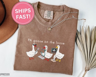 Physician Assistant Humor Tee, PA Goose on the Loose Shirt Gift for Physician Assistants Tee Gift for Funny Tee Physician Assistant (KC0909)