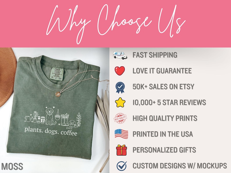 Plant and Dog Lover Shirt, Plant Lover Shirt Dog Lover Shirt for Plant Mom Gift for Dog and Plant Lover Shirt Gift Dogs and Plants (KC0487) image 4