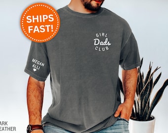 Girl Dads Club Shirt, Girl Dads Club T-Shirt for Dad of Girls Gift for Father's Day Gift for Dad of Girls Sleeve Shirt Dad of Girls (KC0413)