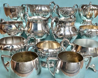 Vintage Sheridan Taunton Silver Plated Tea Set, 3pc Victorian