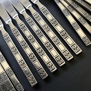 MCM Stainless Steel Flatware Set for 6 Corrente Pattern