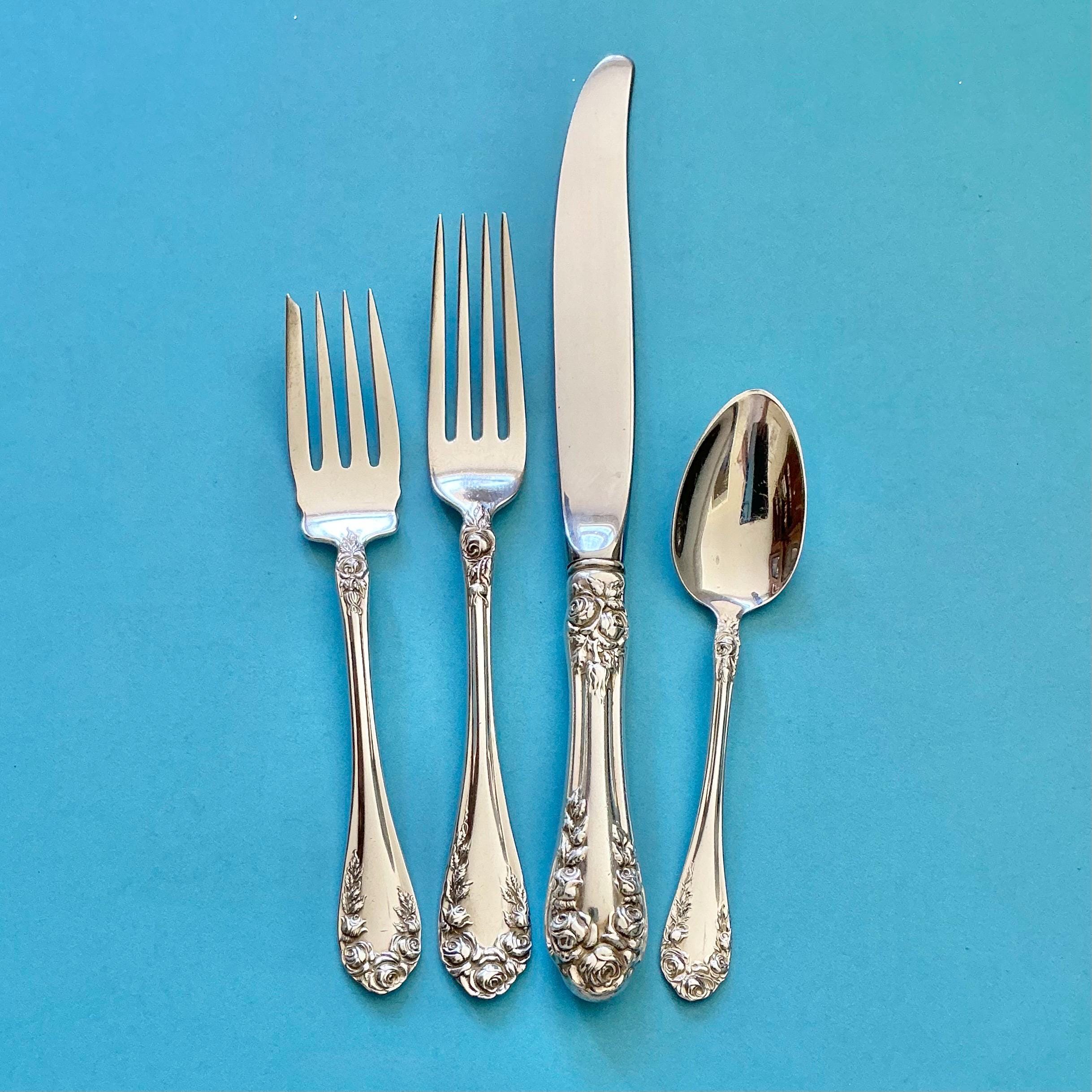 Wallace Sterling Silverware Set - Etsy Canada