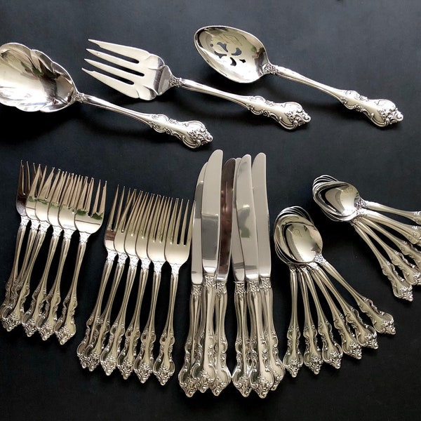 Silver Plated Flatware Etsy