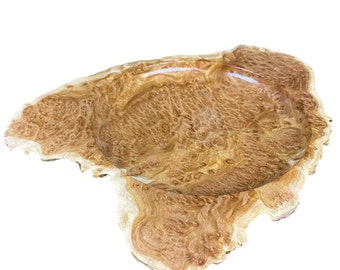 York Gum Burl - Large Wooden Decorative Bowl