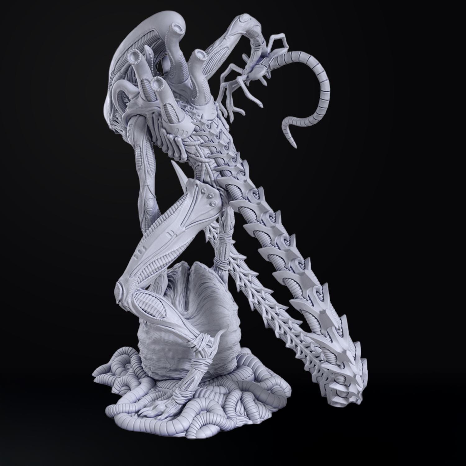 Xenomorph Alien STL File | Sci-fi Horror Creature 3D Print Model ...