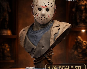 Horror Mask Bust STL | Inspired Slasher Style | 3D Print File