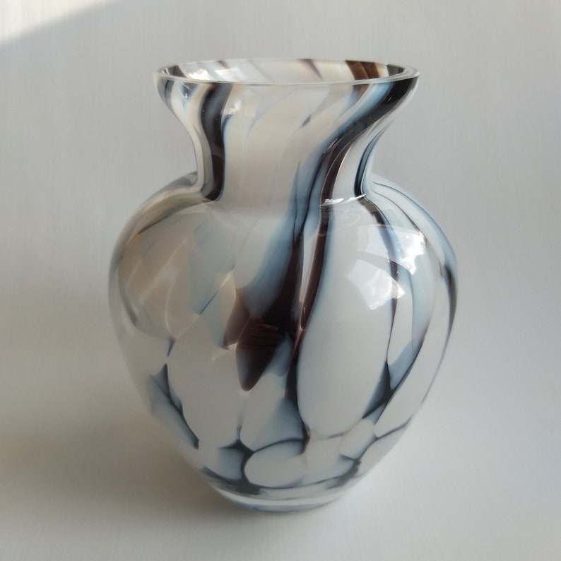 Sweden Skruf Beautiful Art Glass Vase. Hand Blown Swedish Etsy
