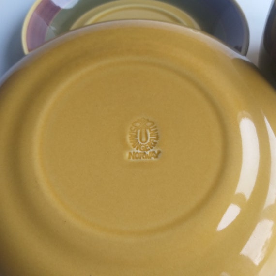 Stavangerflint Norway. Vintage Ceramic Trio Set - Cup Stavangerflint Norway. Vintage Ceramic Trio Set - Cup