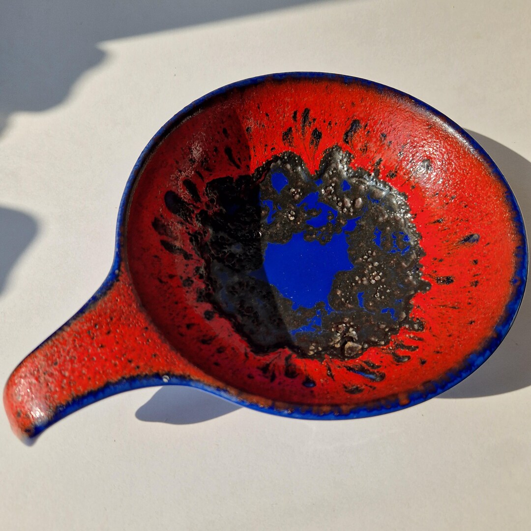 Dumler & Breiden ボウル ドイツ製 60年代 Fat Lava Dumler Breiden West Germany Lava Style Ceramic Bowl With Handle