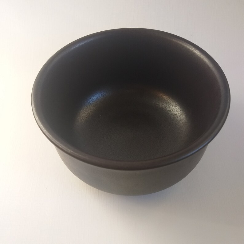 Stengods Hoganas Keramik. Swedish Ceramic Bowl. Brown Pottery Bowl