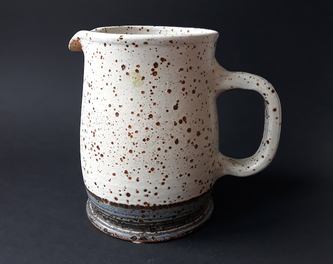 Tingkeramik Fölle Denmark Vintage Ceramic Pitcher. Danish Studio Art Pottery. Beautiful Laconic Form. Scandinavian Danish Mid Century Style.