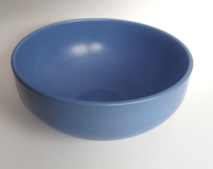 Hoganas Sweden XL Bowl in Nice Blue Colour. Stoneware. Marked. Vintage Swedish Tableware. Large Good Looking Bowl for Different Dishes.