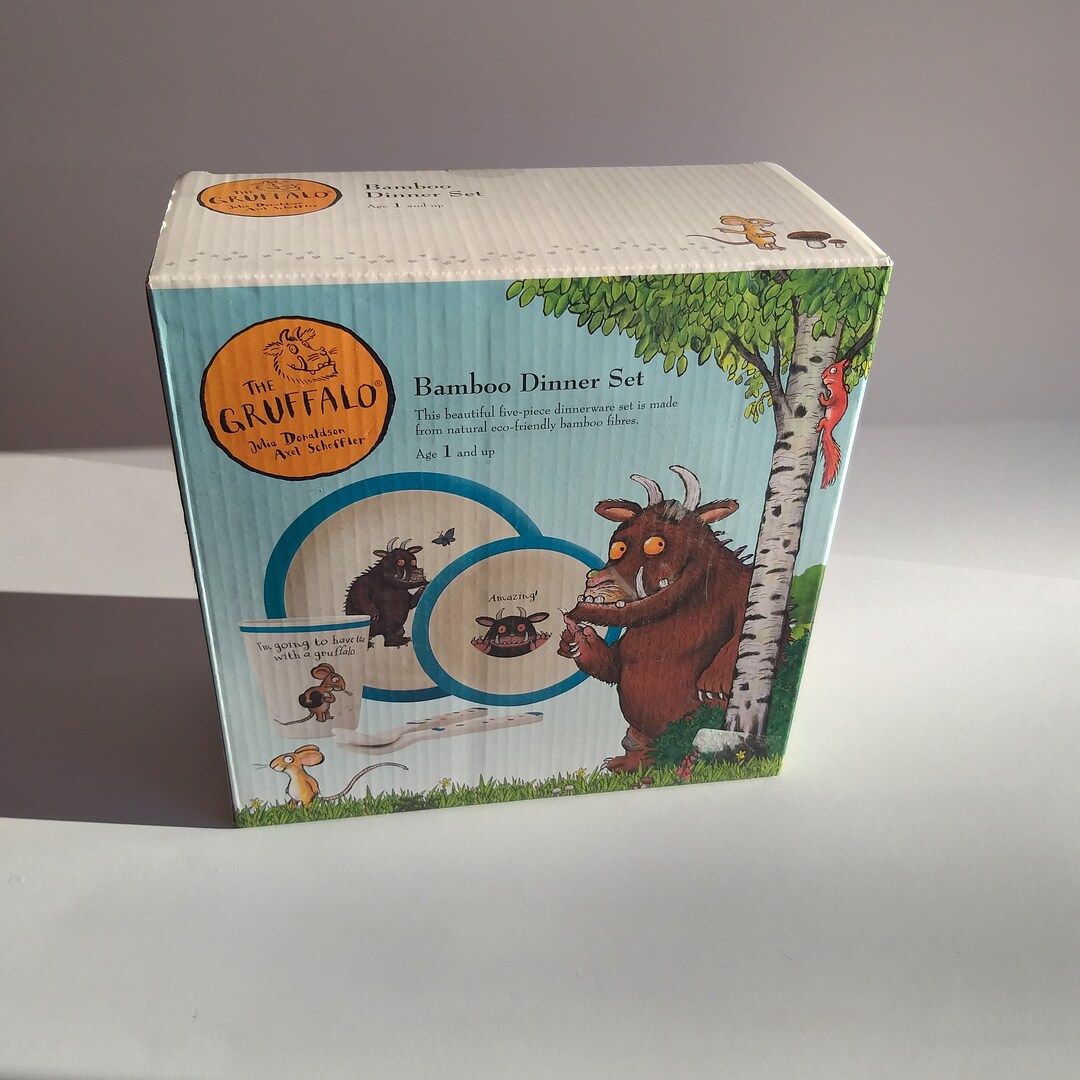 The Gruffalo Bamboo 5 Piece Kids Eco Friendly Dinner Set in Original