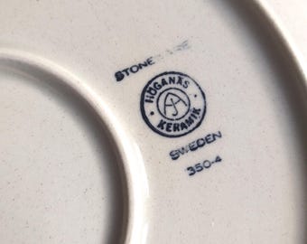 Hoganas Keramik Sweden “johanna” Series Stoneware Dinner Plate