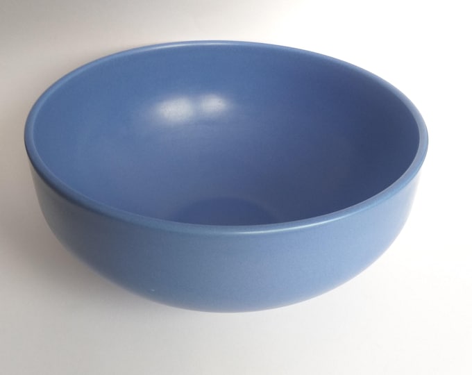 Hoganas Sweden XL Bowl in Nice Blue Colour. Stoneware. Marked. Vintage Swedish Tableware. Large Good Looking Bowl for Different Dishes.