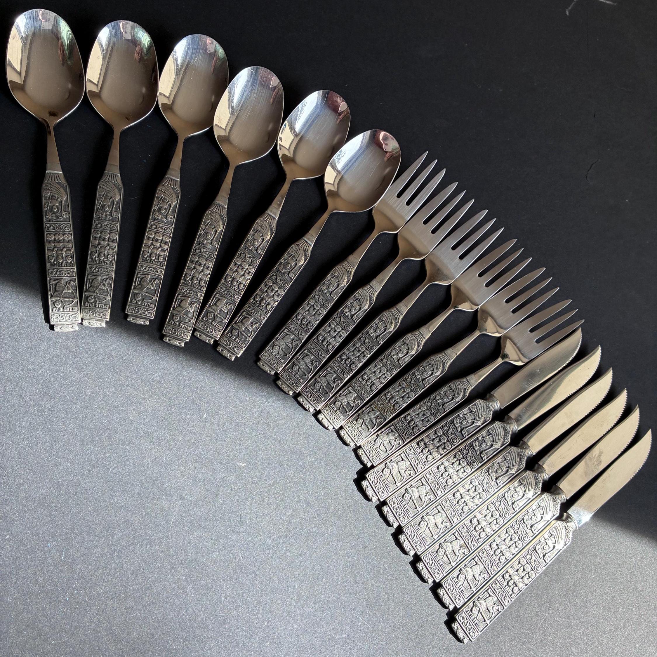 Konge Tinn Norwegian Pewter Flatware - Etsy