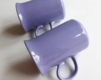 Churchill England. Set of Two Wonderful Ceramic Mugs. Fantastic Lavender /Lilac Cups. Their Colour Changes Depending on the Light.