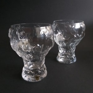 Swedish king cup. Reijmare Kungapokal. Crystal glass from Sweden. Designed by Paul Keldev. Decorated with embossed crowns. Ideal for beer.