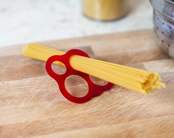 Mesure de spaghetti, mesure de spaghetti, accessoires de cuisine, couleur rouge