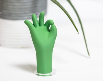 Tudo de bom – mãos felizes, brinquedos artísticos, estátuas, enfeites, impressão 3D, gestos, mãos