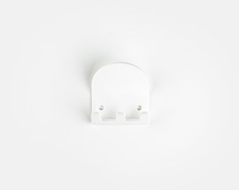 Wall Hook Medium, Wall Hook, Home Accessories, Furnishings, White and transparent