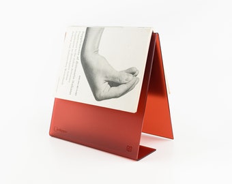 Book Stand, Bookmark Support, Book Rest, Accessories for Books, Reading, Furniture, Brick Red