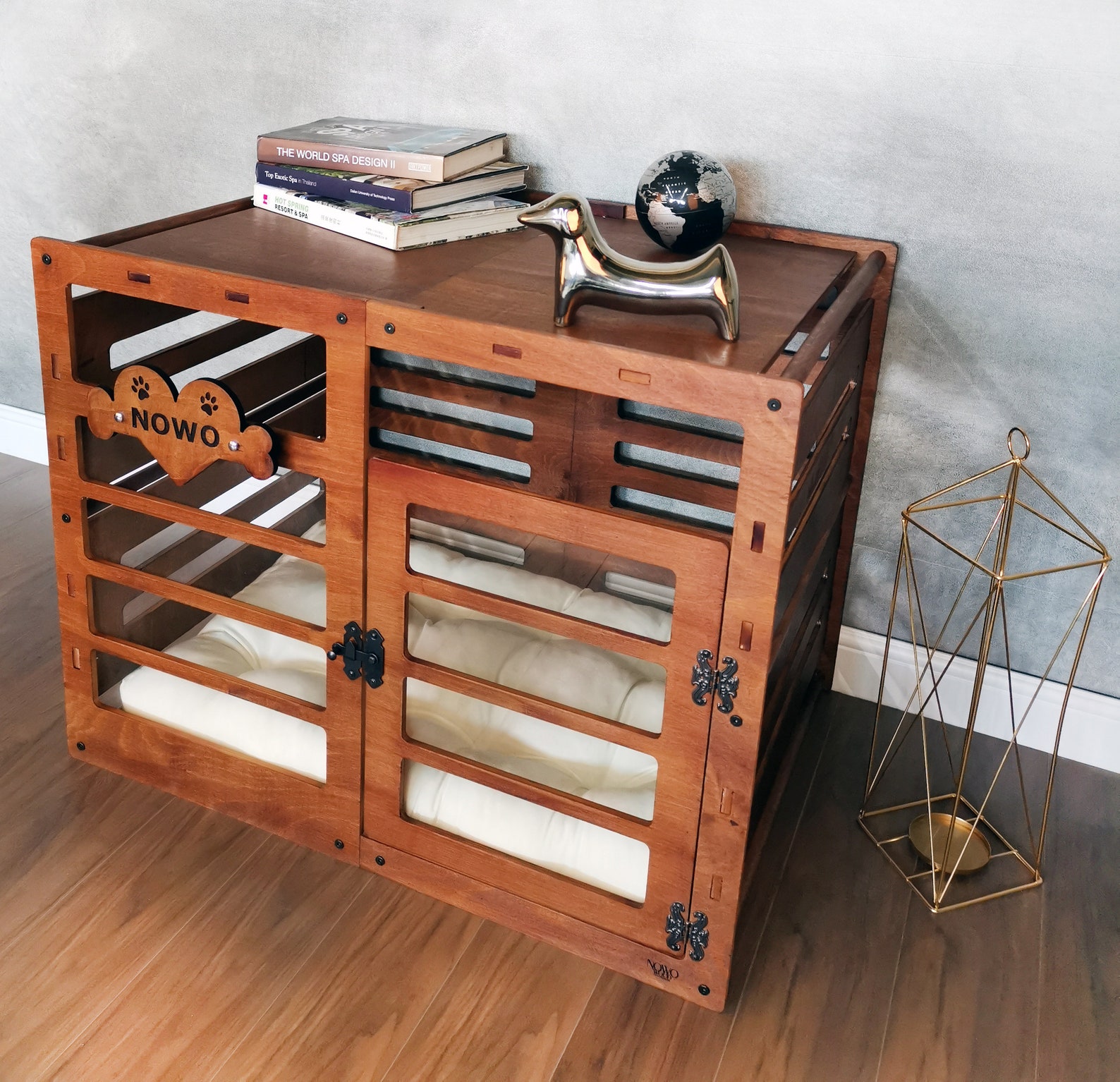 Moderne Hundehaus Holz Haustier Haus Hund Bett Hund Kiste | Etsy