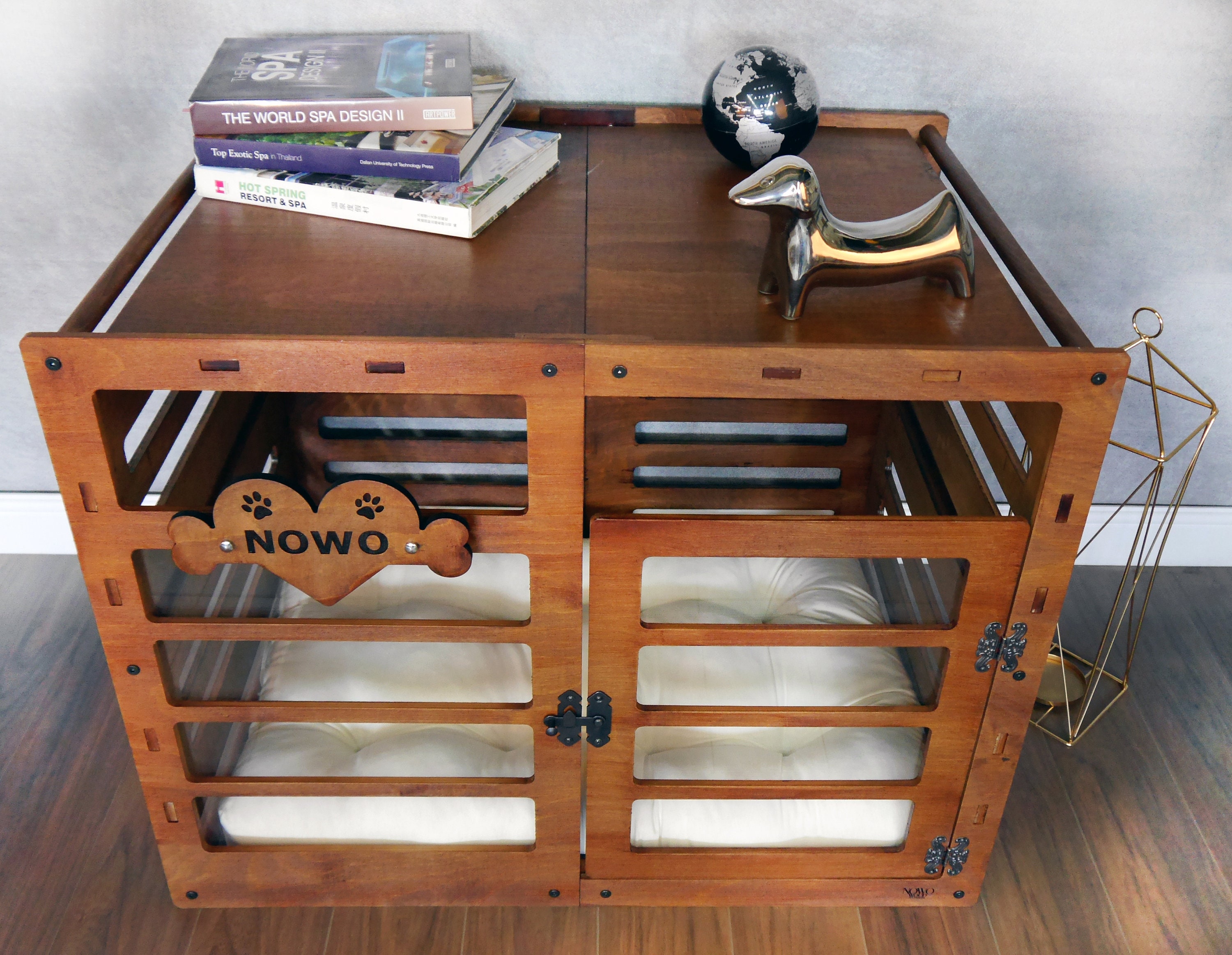 Moderne Hundehaus Holz Haustier Haus Hund Bett Hund Kiste | Etsy