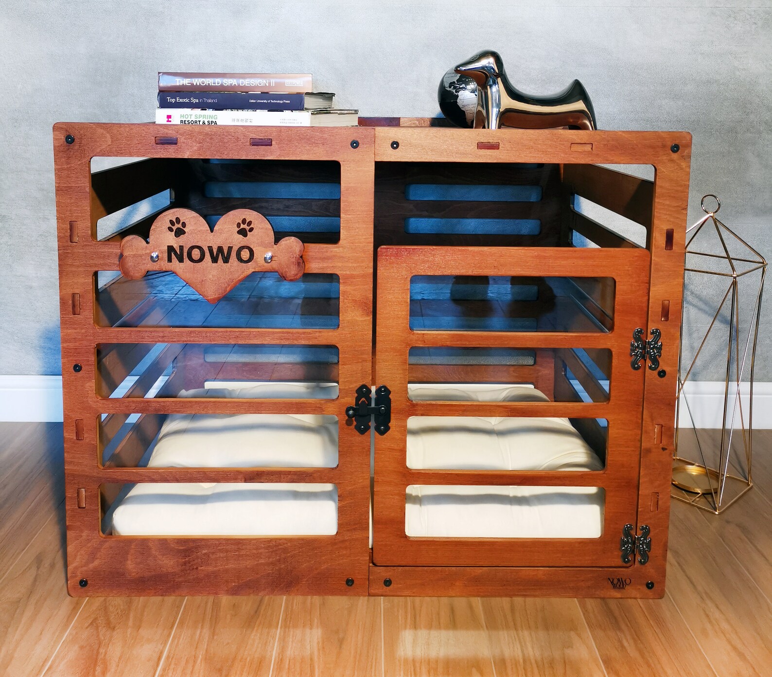 Moderne Hundehaus Holz Haustier Haus Hund Bett Hund Kiste | Etsy