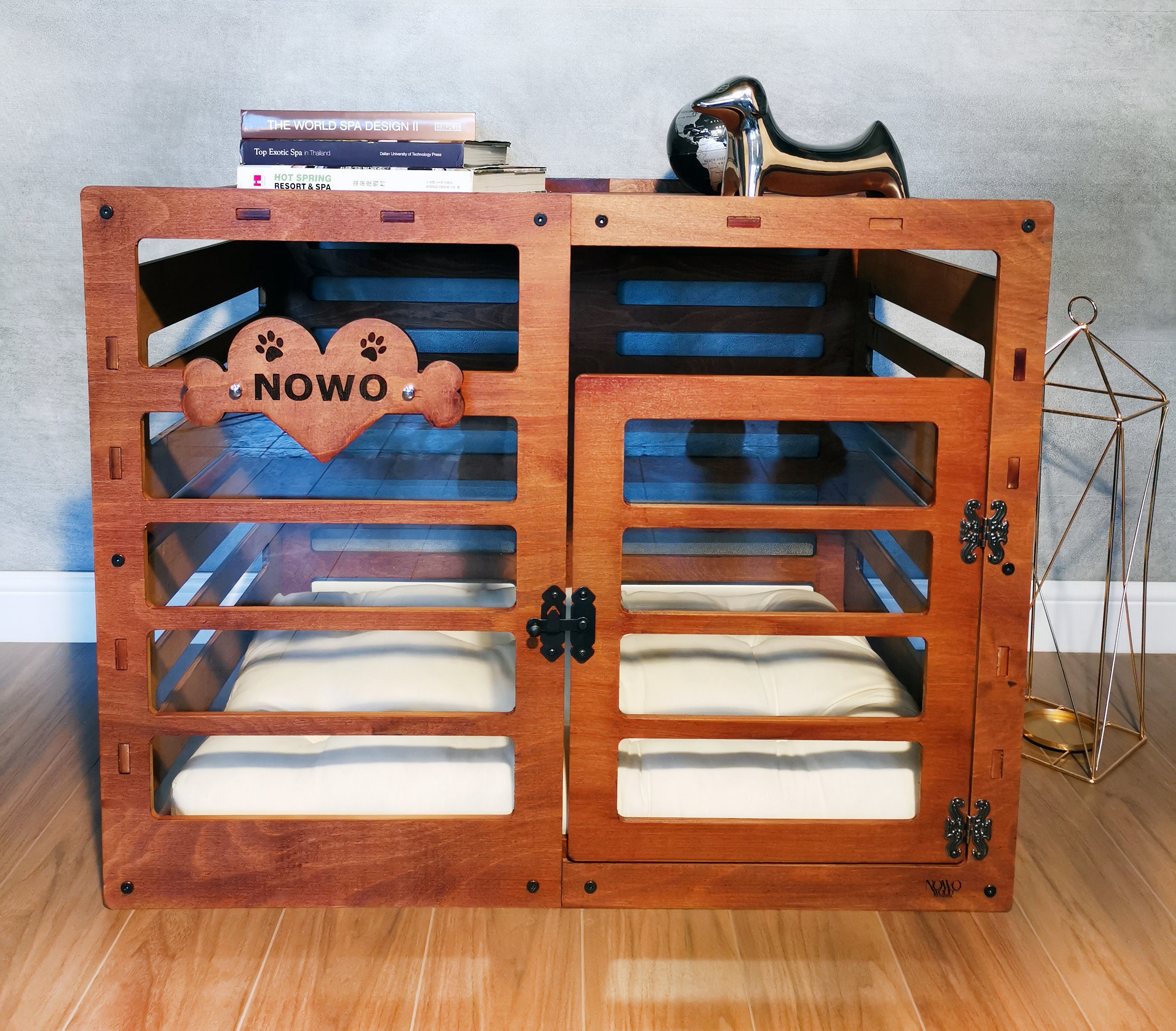 Moderne Hundehaus Holz Haustier Haus Hund Bett Hund Kiste | Etsy