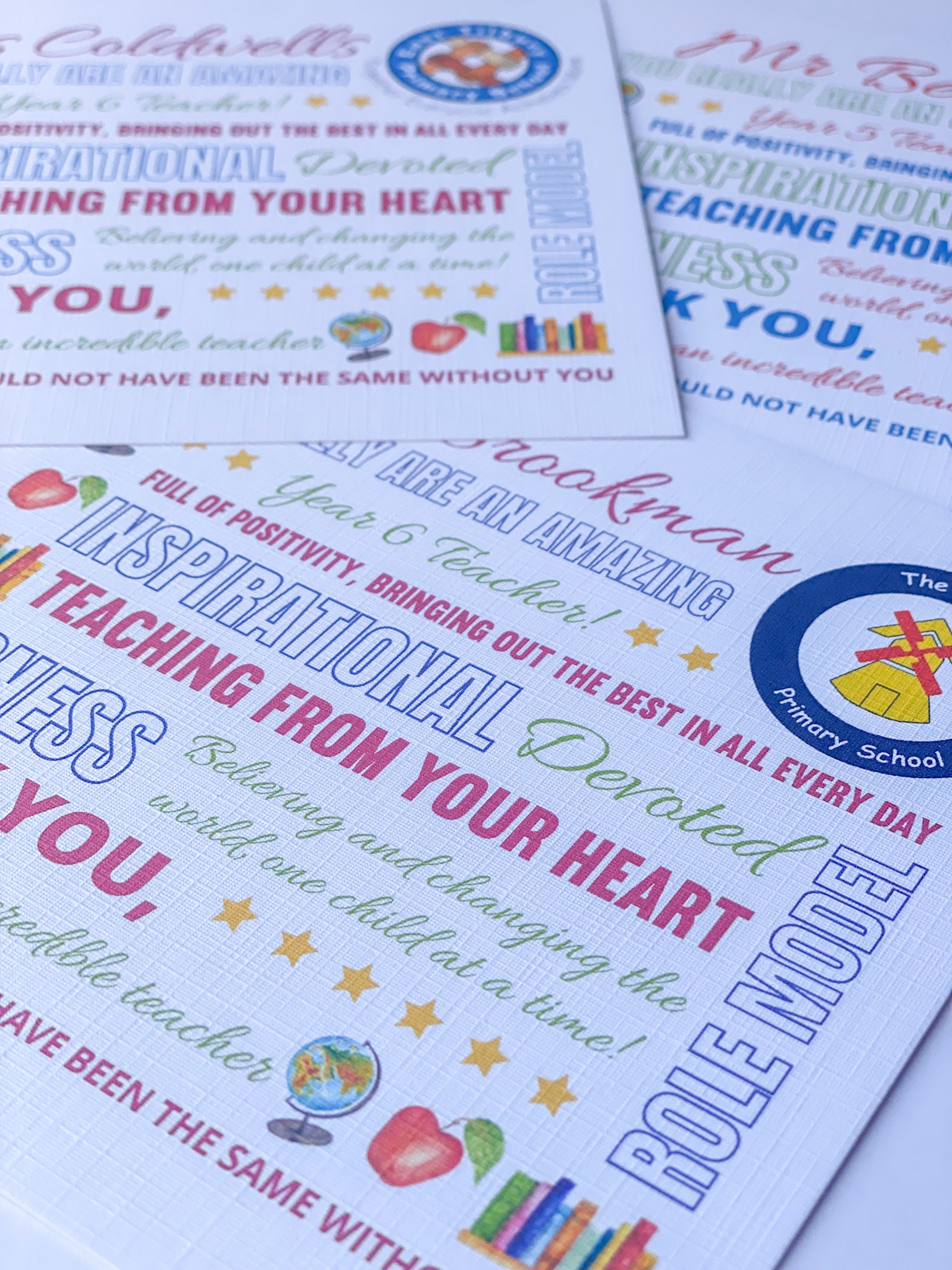 Personalised Teacher Thank You Card End of Term Thank You - Etsy UK
