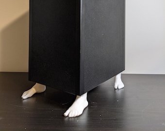 SFFPC case Human Feet Mod (3d printed)- works for FormD T1, meshlicious, NCase M1, and NR200