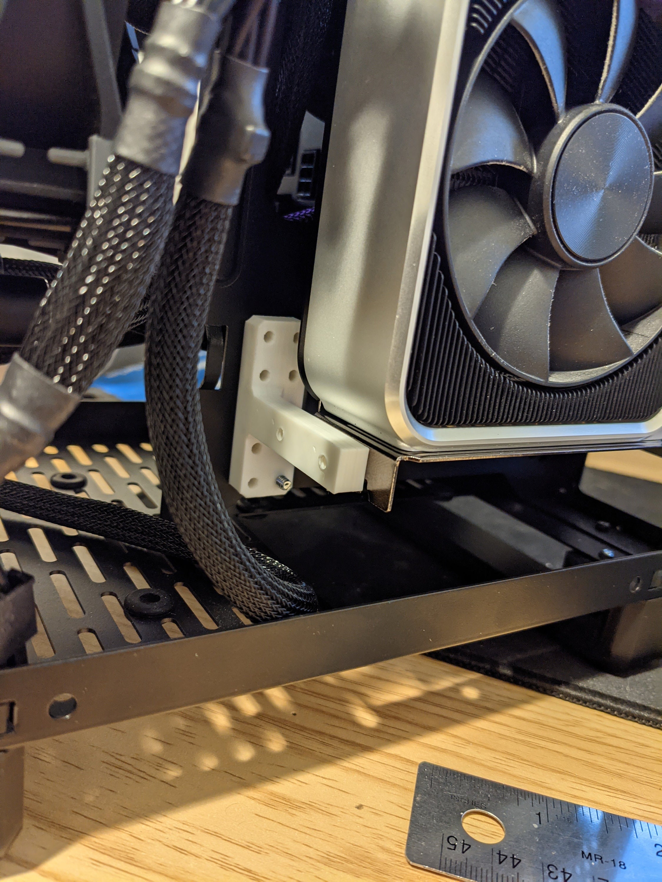 SSUPD Meshlicious 3d Printed Gpu Support Bracket to Open up Etsy