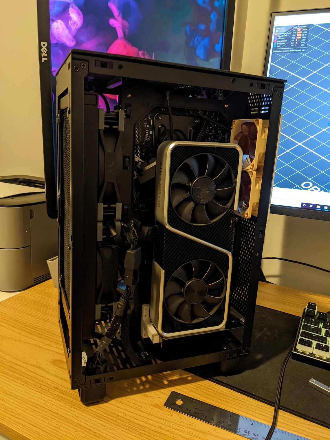 SSUPD Meshlicious 3d Printed Gpu Support Bracket to Open up Etsy