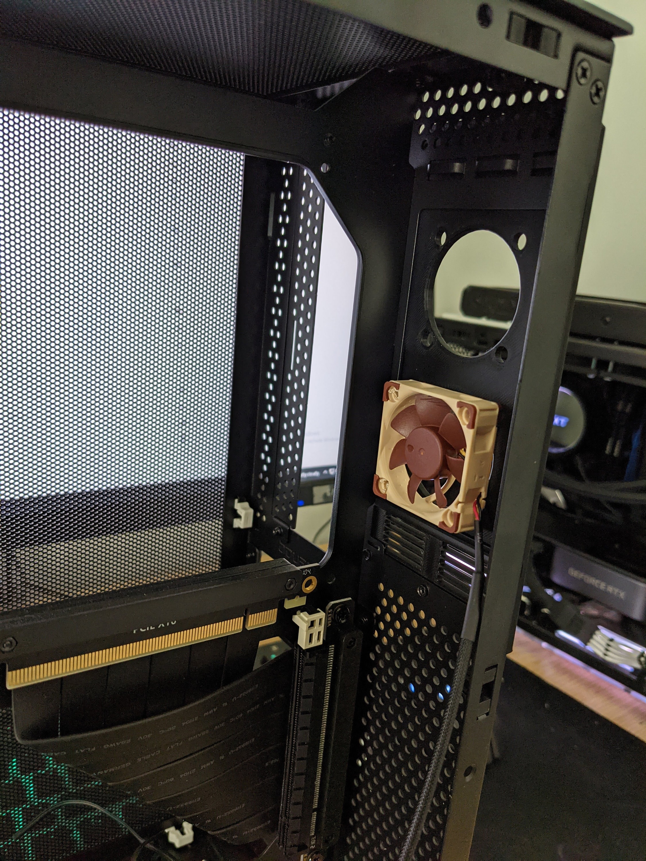 SSUPD Meshlicious Fan Bracket for GPU Exhaust 3D Printed 40 Etsy