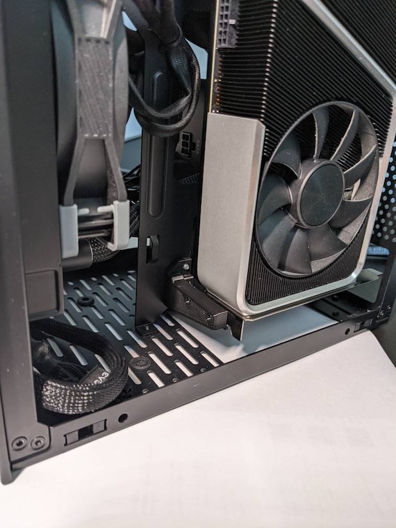 SSUPD Meshlicious 3d Printed Gpu Support Bracket to Open up All Your Ports  V6 