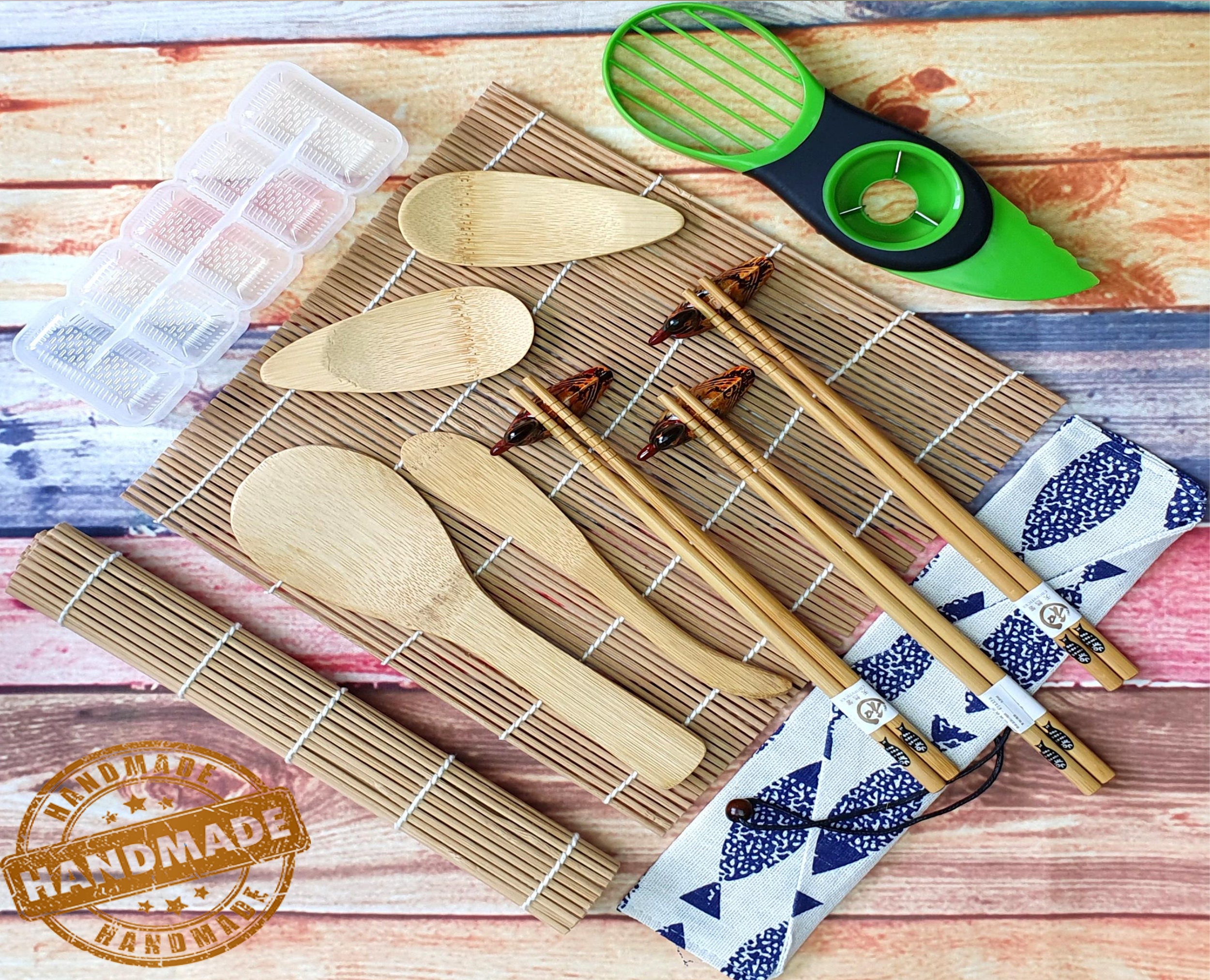 Bamboo Sushi Roller Mat Bamboo Sushi Rolling Mat Maker 9.5 inch