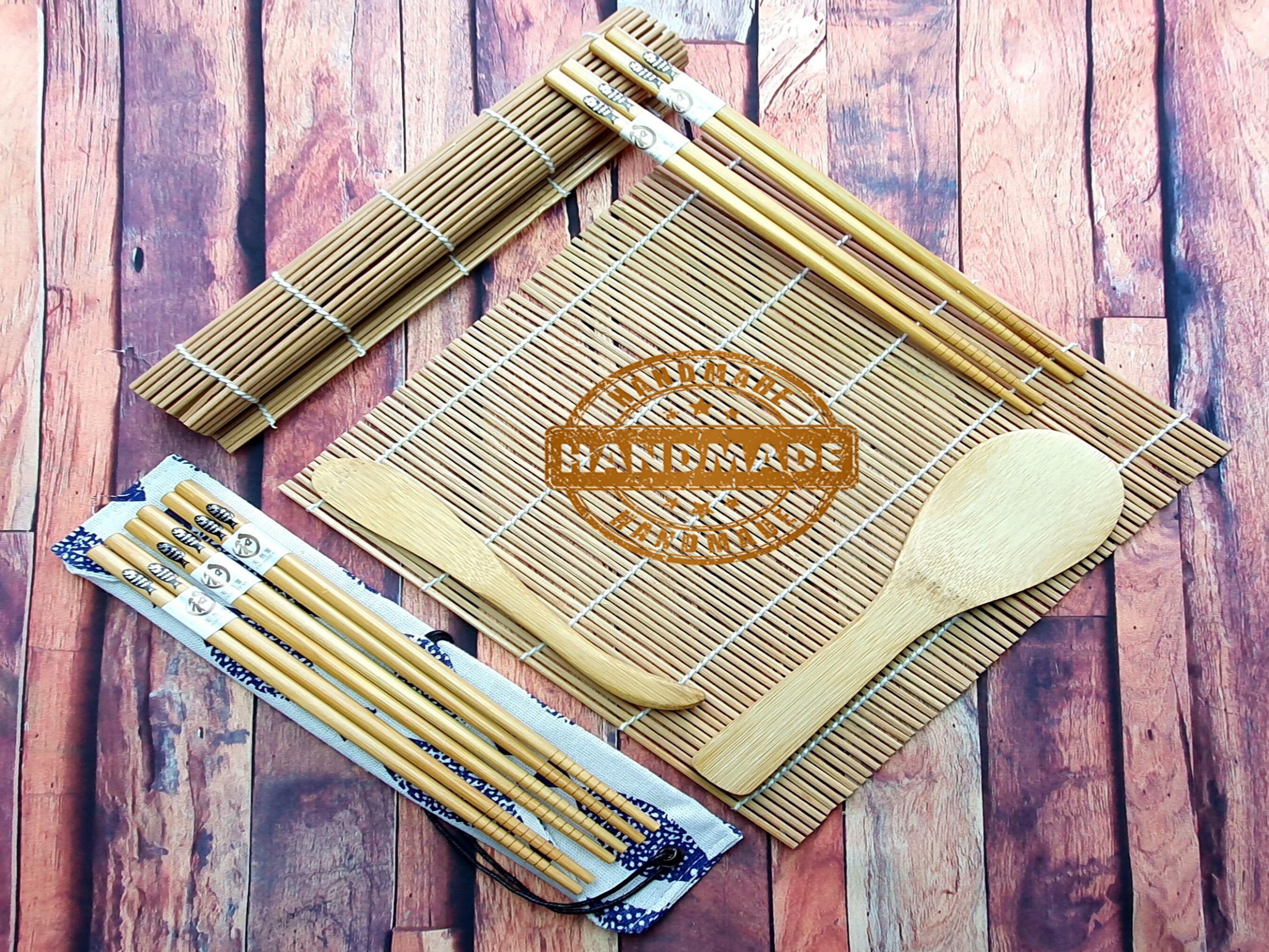 Sushi Making Kit Beginners Sushi Maker Set With Bamboo - Etsy UK
