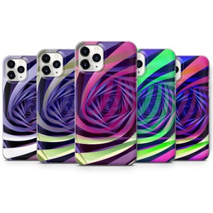 Optical Illusion Gel Phone Case for iPhone 12 mini Pro Max SE 6 7 8 7+11 XS XR Samsung S8 S9 S10 Edge Note Huawei P20 P30 P40 Pro Mate AG1