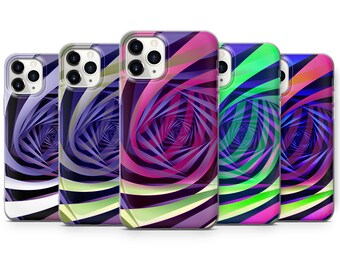 Capa de telefone de gel de ilusão óptica para iPhone 12 mini Pro Max SE 6 7 8 7 + 11 XS XR Samsung S8 S9 S10 Edge Note Huawei P20 P30 P40 Pro Mate AG1