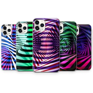 Optical Illusion Gel Phone Cases for iPhone 12 mini Pro Max SE 6 7 8 7+11 XS XR Samsung S8 S9 S10 Edge Note Huawei P20 P30 P40 Pro Mate AG1