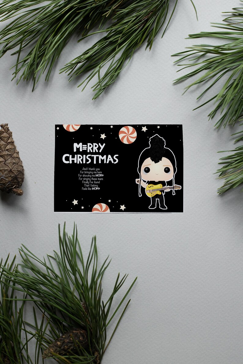Depeche Mode Funko Pop Printable Greetings Cards For Christmas Etsy