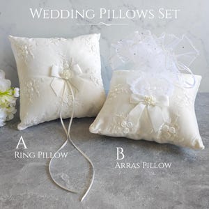 Ring Bearer Pillow 8x8 - Etsy display picture 3