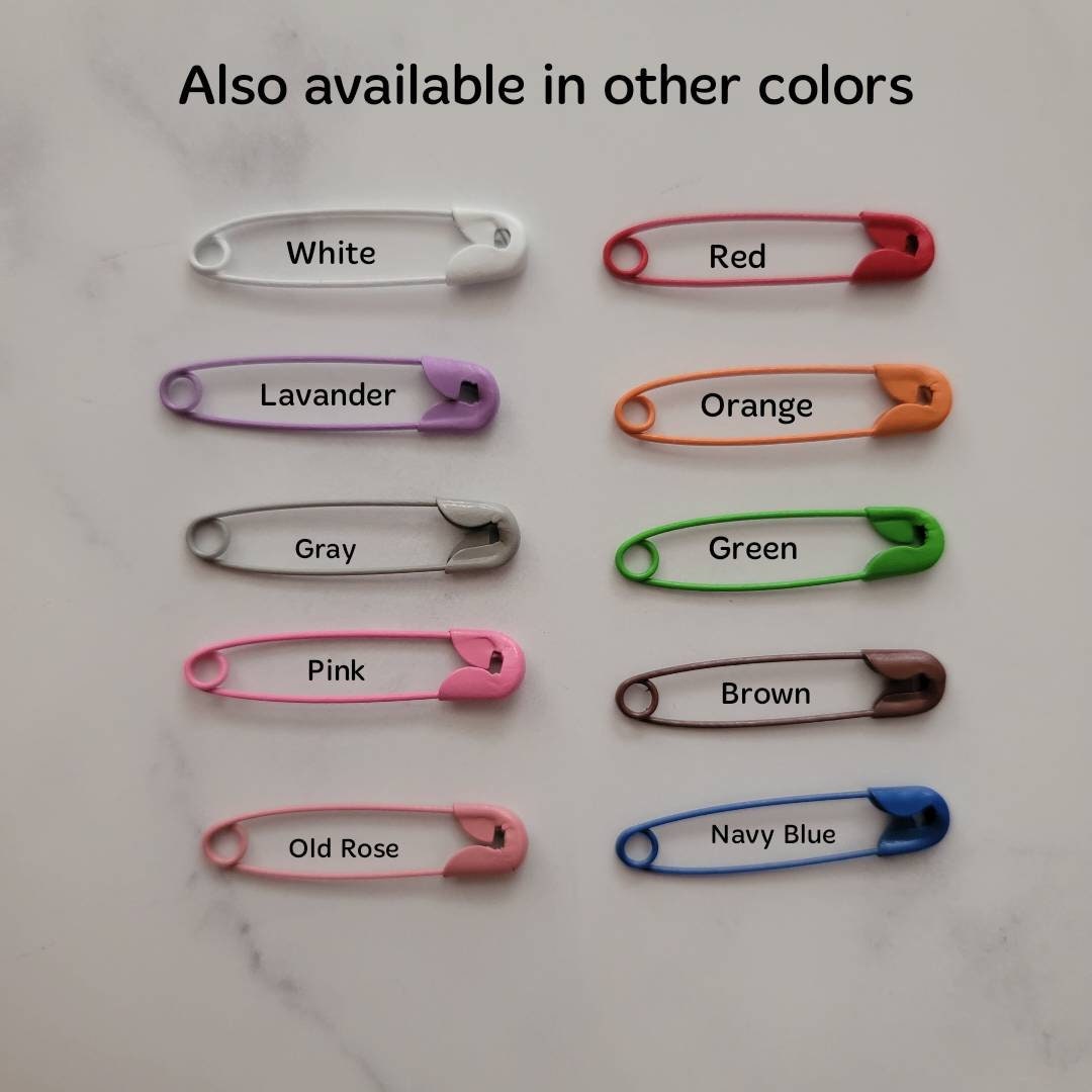 20/50pcs 1 Inch White Safety Pins for Wedding Veils Pin Etsy