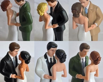 ADD ON ONLY to Customized Bride and Groom Wedding Cake Topper