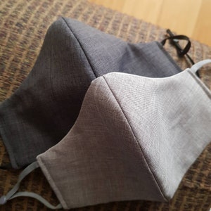 Men&#39;s Adjustable Light Gray Suit Face Mask Reversible Wedding Groomsmen Groom Formal Event Office Business Best man Bestman Casual Prom mask