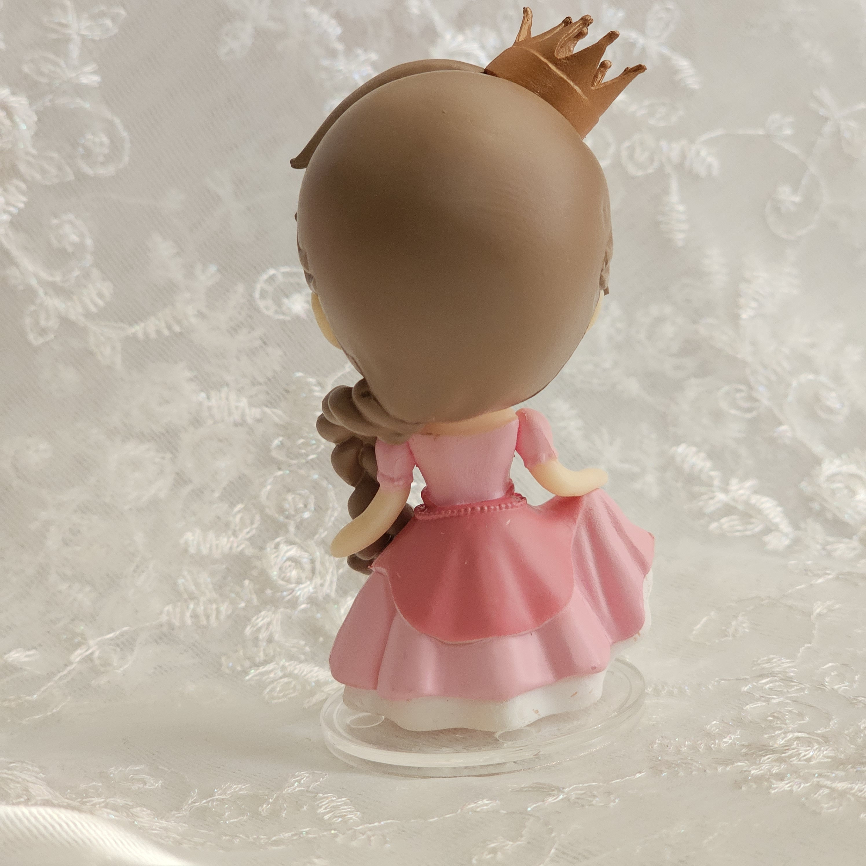 Pink Crown Princess Cake Topper for Princess Fairy Tale Themed Cake ...